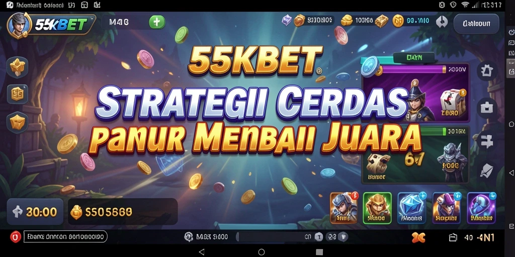 Screenshot gameplay 55KBET menampilkan strategi intens dan interaksi pemain.