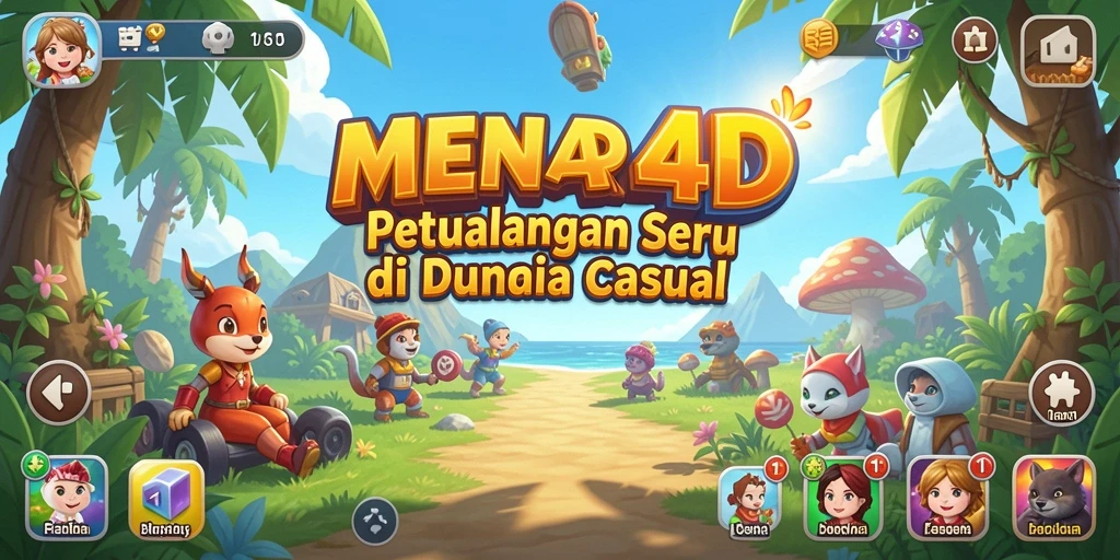 Gameplay seru di MENARA4D dengan berbagai tantangan.