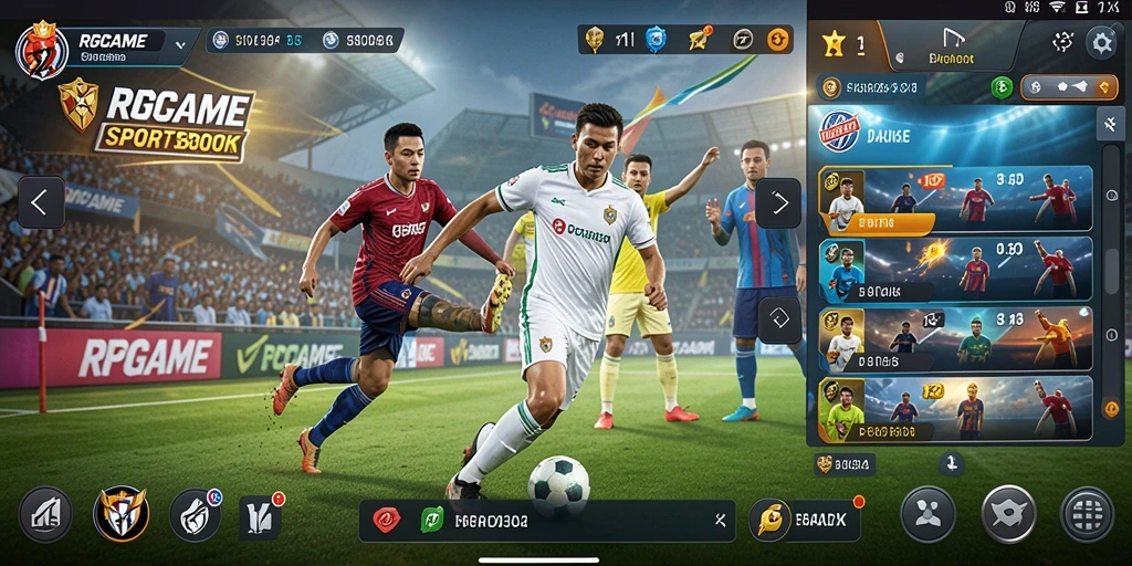 Gambaran gameplay RPGAME dengan fitur sportsbook yang menarik.